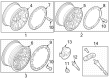 Diagram for 2022 Ford F-150 Wheel Cover - ML3Z-1130-A