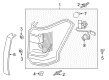 Diagram for Ford Tail Light - JL1Z-13404-G