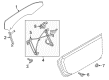 Diagram for 2023 Ford Mustang Window Regulator - FR3Z-6323208-D