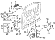 Diagram for 2020 Ford F-150 Door Handle - FL3Z-1522404-KEPTM