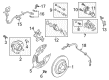 Diagram for Ford Fusion Wheel Hub - HP5Z-1104-C