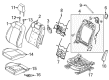 Diagram for 2020 Ford Mustang Seat Cover - FR3Z-6362901-DD