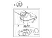 Diagram for 2021 Ford Bronco Sport Brake Booster - LX6Z-2005-AU