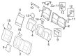 Diagram for 2022 Ford F-150 Armrest - ML3Z-1667112-AF