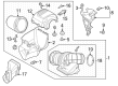 Diagram for 2024 Ford Mustang Air Duct - PR3Z-9C675-B