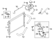 Diagram for Ford Thermostat Housing - BL3Z-8A586-G