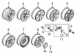 Diagram for 2021 Ford F-150 Wheel Cover - FL3Z-1130-H