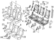 Diagram for 2021 Ford Transit Seat Cover - LK4Z-9966600-GC