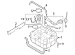 Diagram for Ford E-350/E-350 Super Duty Fuel Filler Neck - LC2Z-9034-A