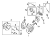 Diagram for Ford Maverick Brake Disc - NZ6Z-2C026-B