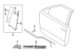 Diagram for 2021 Ford F-350 Super Duty Door Moldings - HC3Z-2520555-BC