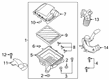 Diagram for Ford Ranger Air Filter Box - KB3Z-9600-B