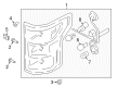 Diagram for Ford F-150 Tail Light - JL3Z-13405-J