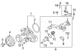 Diagram for 2022 Ford F-150 Water Pump Pulley - ML3Z-8509-B