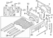 Diagram for 2023 Ford F-350 Super Duty Rear Crossmember - PC3Z-99108A08-A