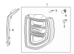 Diagram for 2021 Ford Bronco Sport Back Up Light - M1PZ-13404-A