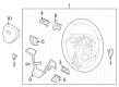 Diagram for 2023 Lincoln Navigator Cruise Control Switch - NL7Z-9C888-CA