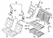 Diagram for 2021 Ford Explorer Seat Cushion - LB5Z-7866801-G