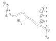 Diagram for 2020 Ford EcoSport Sway Bar Kit - CN1Z-5482-E