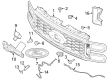 Diagram for 2024 Ford F-250 Super Duty Grille - PC3Z-8200-HA