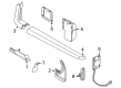 Diagram for Ford Maverick Mud Flaps - NZ6Z-16A550-BA