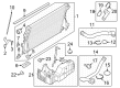 Diagram for 2024 Ford F-350 Super Duty Coolant Reservoir - LC3Z-9600-H