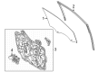 Diagram for Ford Maverick Window Run - NZ6Z-7021596-A