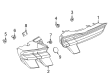 Diagram for 2021 Ford Mustang Mach-E Tail Light - LJ8Z-13404-E