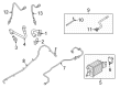 Diagram for 2021 Ford F-150 PCV Valve Elbow - ML3Z-9D333-D