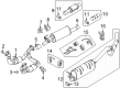 Diagram for 2021 Ford F-250 Super Duty Exhaust Hanger - LC3Z-5E269-B