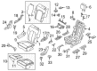 Diagram for 2021 Lincoln Navigator Seat Cover - JL7Z-7863804-RD