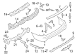 Diagram for 2023 Ford Expedition Bumper - NL1Z-17K835-BBPTM