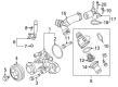 Diagram for Ford Thermostat Housing - BL3Z-8A586-F