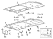 Diagram for 2023 Lincoln Navigator Sun Visor - JL7Z-7804105-HE