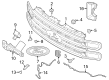 Diagram for 2023 Ford F-250 Super Duty Grille - PC3Z-8200-CA