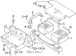 Diagram for 2023 Ford F-250 Super Duty Battery Tray - PC3Z-10732-AA