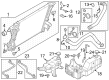 Diagram for 2024 Ford F-350 Super Duty Cooling Hose - LC3Z-8075-E