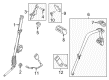 Diagram for 2022 Ford F-250 Super Duty Seat Belt - LC3Z-26611B68-BB