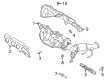 Diagram for Lincoln Corsair Exhaust Heat Shield - LX6Z-9N454-A