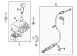 Diagram for Ford Mustang Automatic Transmission Shifter - FR3Z-7210-G