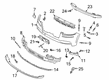 Diagram for 2022 Ford Police Interceptor Utility Bumper - L1MZ-17757-A