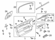 Diagram for 2020 Ford Fusion Door Moldings - KS7Z-5400014-AA