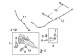 Diagram for 2020 Ford Escape Wiper Arm - LJ6Z-17526-B