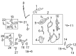 Diagram for 2022 Ford F-150 Lightning Door Handle - NL3Z-1522405-ABPTM