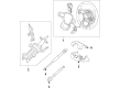 Diagram for 2023 Lincoln Aviator Steering Wheel - LC5Z-3600-DC