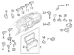 Diagram for Ford F-150 Lightning Mirror Switch - NL3Z-13D730-AA