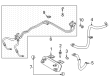 Diagram for Ford Bronco Automatic Transmission Oil Cooler Line - MB3Z-8N021-D