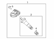 Diagram for Ford TPMS Sensor - JX7Z-1A189-A