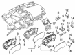 Diagram for 2020 Ford Edge Turn Signal Switch - KT4Z-3F791-ND