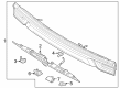 Diagram for Lincoln Navigator Bumper Reflector - NL7Z-13A565-A